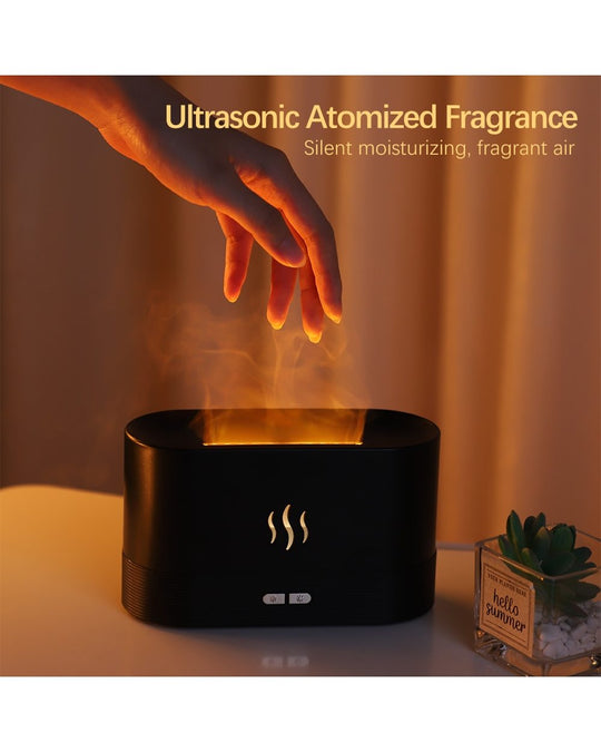 Flame Fire Humidifier Aromatherapy