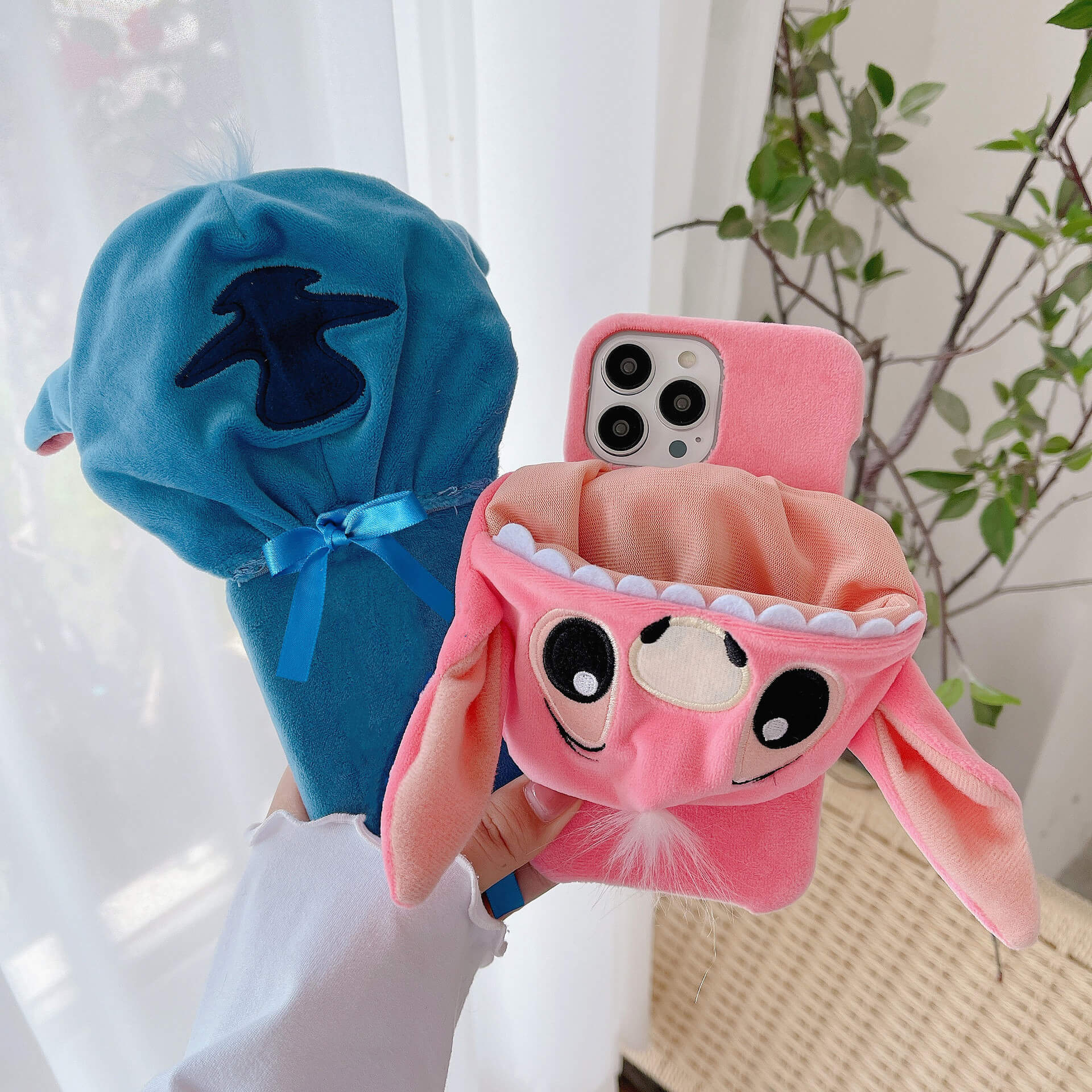 Cute Hat Plush Fluffy Protective Case Cover